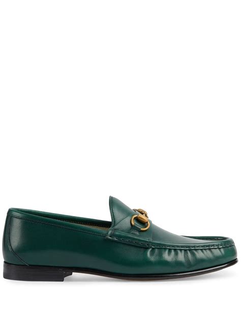 gucci horsebit loafers green|Gucci loafer platform.